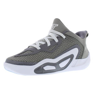 Chaussures Nike Jordan Tatum 1 PS pour garçons Couleur : Gris moyen/Blanc/Gunsmoke 100% authentiques - Product Image 1