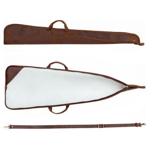 Étui de chasse en cuir véritable vintage OEM, étui de chasse personnalisé avec logo, léger, sac de transport extérieur - Product Image 2