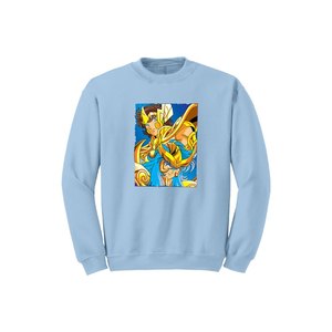 Colección de Anime 100%, sudadera de algodón con estampado de bolsillos para mujer, Polar, informal, de invierno, con cuello redondo, tejido frontal, serigrafía - Product Image 2