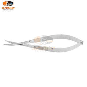 Micro tijeras profesionales de belleza personalizadas de alta calidad, acero inoxidable curvo afilado para uso en belleza - Product Image 5