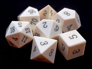 Logo personnalisé dés en corne naturelle fabricant de gros direct d'usine - Product Image 2