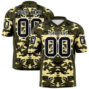 Camisetas de Rugby de Camuflaje Lisas para Imprimir - Precio de Fábrica al por Mayor - Product Image 4