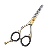 Nouveaux ciseaux de coiffeur personnalisables avec boîte en bois véritable Outils de coupe de cheveux de coiffeur personnalisés Cisailles de toilettage avec logo OEM