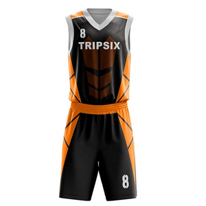 Vente en gros personnalisé Ensemble d'uniformes de basket-ball respirant pour garçons Short d'entraînement sportif avec logo imprimé par sublimation grande taille Sports d'été - Product Image 1