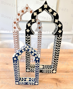 โคมไฟไม้รอมฎอนทำด้วยมือมีสไตล์ดีไซน์ใหม่อุปกรณ์ตกแต่งโต๊ะสำหรับเทศกาลอีสเตอร์ - Product Image 3