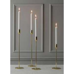 Portavelas de latón decorativo para interiores modernos y clásicos que añaden un toque de encanto, elegancia y sofisticación sin esfuerzo - Product Image 2