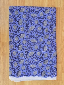 Tissu en coton doux imprimé main indienne tissu imprimé indien robe femme 100% pur coton tissu floral moderne - Product Image 3