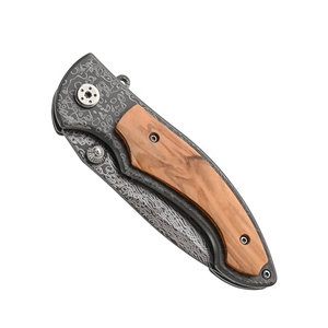 มีดพับด้ามเหล็กเคลือบไทเทเนียมสำหรับตั้งแคมป์กลางแจ้ง - Product Image 5