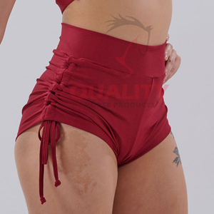 Pantalones cortos de barra de rendimiento de alta calidad con construcción duradera, transpirables para escaladas de giros y práctica de baile en barra flexible - Product Image 1