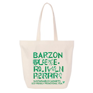 Borsa Tote in Cotone Riciclato Barzon, Gadget Sostenibile, Articolo Promozionale Ecologico - Product Image 2