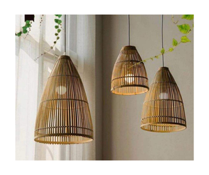 Lampe en bambou de qualité supérieure en gros Vietnam, abat-jour naturel fait à la main parfait pour la décoration et l'approvisionnement en exportation - Product Image 1