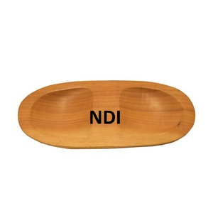 ถาดเสิร์ฟไม้สำหรับโต๊ะอาหารถาดเสิร์ฟอาหารและอาหารเช้าดีไซน์หรูหรา - Product Image 3