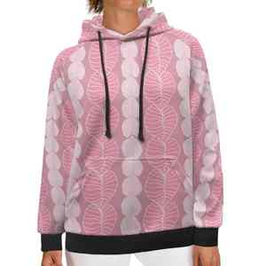 Sudadera raglán para mujer de secado rápido transpirable personalizada con estampado bajo demanda Sudadera con capucha - Product Image 2