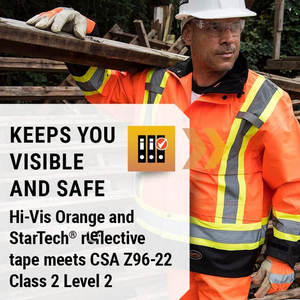Chaquetas de Seguridad de Trabajo con Cintas Reflectantes, Chaquetas de Trabajo Personalizadas de Alta Visibilidad para Hombre - Product Image 3