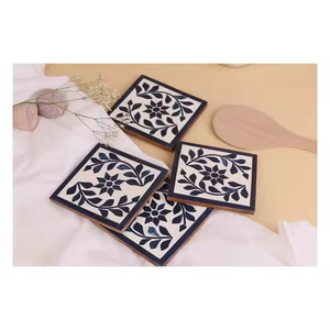 Sous-verres carrés en résine de décoration de maison de qualité supérieure avec la meilleure vente directe d'usine prix de gros Offres Spéciales - Product Image 4