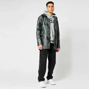 Chaquetas Impermeables de Lona para Hombre, Talla Grande, Casuales, Sólidas, para Caza al Aire Libre, con Cierre de Cremallera y Logotipo Personalizado, para Otoño - Product Image 3