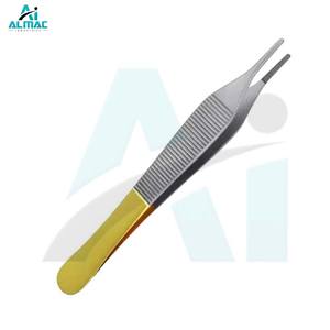 คีมผ่าตัดอัลมัคต่ำแอดสันเครื่องมือผ่าตัดทำจากสเตนเลสสตีลสำหรับการจับเนื้อเยื่อที่แม่นยำในการผ่าตัดทางการแพทย์ - Product Image 1