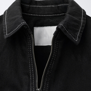 แจ็คเก็ตยีนส์สีดำรุ่นใหม่ล่าสุดสำหรับสาวๆ ราคาถูก แฟชั่นอินเทรนด์ เสื้อผ้าลำลองสำหรับกิจกรรมกลางแจ้ง ทันสมัย - Product Image 6