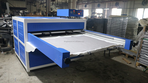 Presse à Chaud Hydraulique Automatique Double Station de Haute Qualité, Vente Directe Usine, 120*120cm / <span class=keywords><strong>100</strong></span>*130cm pour Usine de Confection - Product Image 4