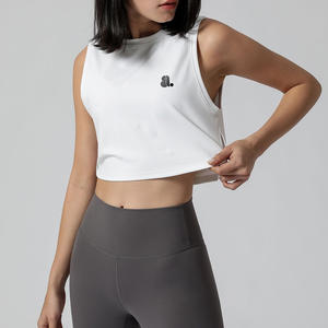 Débardeur de sport pour femme, coupe ajustée, dos nageur, respirant, vêtements de fitness décontractés - Product Image 3