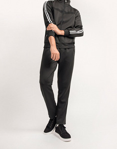 2 pièces survêtements pour hommes à manches longues 100% coton sport costumes décontractés élégant personnalisé course hommes survêtements grande taille - Product Image 4