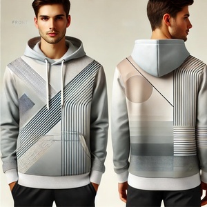 Sudadera con capucha y pantalones de chándal para hombre de algodón 100% ecológico personalizado 450GSM reciclado liso en blanco sin cordón para invierno - Product Image 4