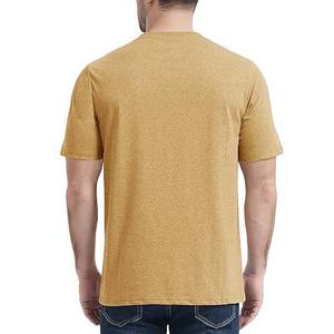 Ropa de hombre, camisas de talla grande, Camiseta ajustada de algodón transpirable con bolsillo de manga corta con cuello redondo para hombre, camiseta de verano - Product Image 2