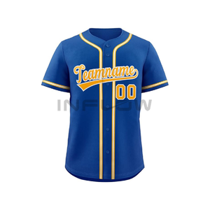 Diseño personalizado de softbol y béisbol Jersey uniformes conjuntos de ropa de béisbol 100% poliéster equipo juvenil patrón sublimación - Product Image 5