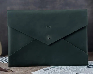 Mode hommes épaule manches Double couches homme en cuir mallette d'affaires manches 14.1 sacs à main pour ordinateur portable nouveaux hommes voyage manches - Product Image 2