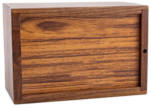 โกศไม้ที่ระลึกของสัตว์เลี้ยงโกศไม้สีน้ำตาลโกศอนุสรณ์ขี้เถ้าโดย ayaans สไตล์ตะวันตกที่สง่างาม - Product Image 3