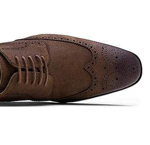 New Arrival Stylish Causal Office Dress Leather Boots Trendy Simple Design Genuine Leather Lace-up Breathable Lightweight - Product Image 2