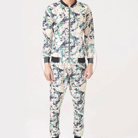 Nouveau survêtement tendance à sublimation fabriqué dans le meilleur des matériaux Slim Fit New Design Custom Made Men Sublimation Survêtement