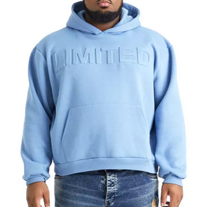 Custom <b>Men's</b> Oversized Cotton Pullover <b>Hoodie</b> Embossed Hooded Sweatshirt with Digital Printing for Winter Season - Product Image 6