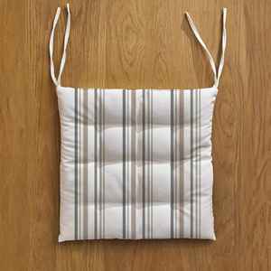 Coussin de chaise en coton doux et élégant, extra épais, confort et soutien avec attaches sécurisées, tissu en coton de qualité supérieure - Product Image 2