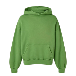 Sudadera con Capucha Personalizada para Hombre, Forro Polar de 350G, Otoño Invierno, Color Sólido, Talla Grande, Chaqueta de Punto, 100% Algodón, Estampado en Relieve - Product Image 1