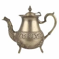 Mejor Venta de alta calidad chapado en oro de latón café árabe Dallah fabricado juegos de té - Product Image 5