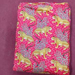 Custom Made <b>Cotton</b> <b>Silk</b> Screen Printed Herringbone <b>Fabrics</b> for Clothing Designer Home Textile Manufacturers Girls Accessories - Product Image 5