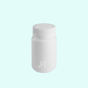 JK Packaging Solutions HDPE Plastic <b>Bottle</b> 100ml Lid with <b>Brush</b> for Pills & Vitamins Packaging-Ho Chi Minh City Model M0331 - Product Image 1