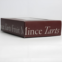 Boîte en carton rouge foncé imperméable à l'eau imprimée à bas prix Emballage d'enveloppe de fruits avec logo pleine fenêtre imprimée