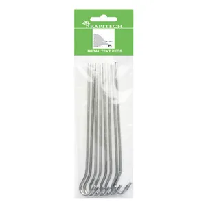 Piquet de tente en acier galvanisé, matériel de jardinage, haute qualité - Product Image 1