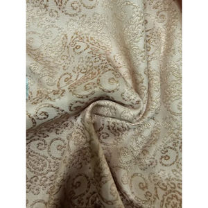 Tissu de haute qualité fournisseur Floral Design Textiles100 % polyester tissé brocart Satin Jacquard tissu pour robe - Product Image 5