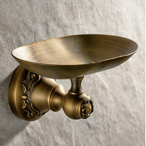 Porte-savon personnalité créative porte-savon en laiton de haute qualité accessoire de salle de bain vintage avec plateau de drainage - Product Image 4