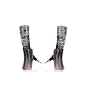 Cuerno Vikingo 100% Natural de Alta Calidad, Hecho a Mano, para Beber Cerveza o Vino, Ideal para Regalos Empresariales, Tamaño Personalizable - Product Image 1