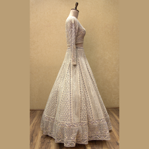 Trendy Mauve Lehenga con delicado bordado Dori con trabajo manual de diamantes Perfecto para todas las ocasiones a precio al por mayor - Product Image 5