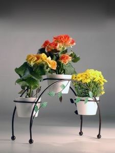 Soporte de maceta de metal de varios niveles de alta resistencia para jardinería vertical y decoración del hogar con aspecto tradicional - Product Image 3