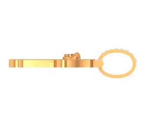 Elegant Peace Sign Diamond Pendant Stylish 925 Silver <b>Necklace</b> Trendy Yellow <b>Gold</b> Fashion Jewelry for <b>Men</b> Women Everyday - Product Image 4