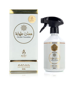 MUSC TAHARA 500 ml par Ayat Perfumes Parfum d'Intérieur Certifié Halal Désodorisant en Spray Parfum Miel pour Maison et Voiture - Product Image 1