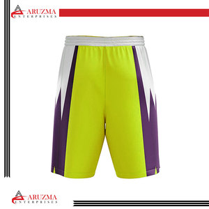 Pantalones cortos de malla de baloncesto de secado rápido Unisex para hombres y mujeres MOQ bajo 250 Gsm sublimación doble capa transpirable característica - Product Image 4