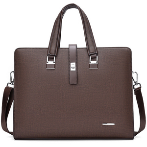 Durable aluminum alloy briefcase custom leather laptop <b>bag</b> <b>for</b> <b>men</b> and women stylish storage case business <b>office</b> <b>bag</b> wholesale - Product Image 5