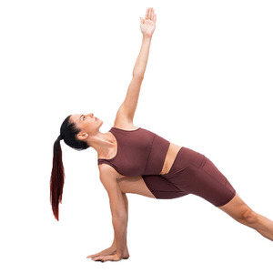 ชุดออกกำลังกายเอวสูงสำหรับผู้หญิงชุดเล่นโยคะแบบสั้นชุดเล่นฟิตเนสเล่นกีฬา - Product Image 6